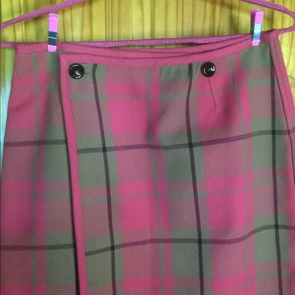 Vintage Evan Picone Wrap Skirt - Picture 3 of 5